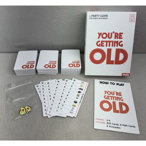 You’re Getting Old Party Game Aging Millennials Card Game Gently Used
